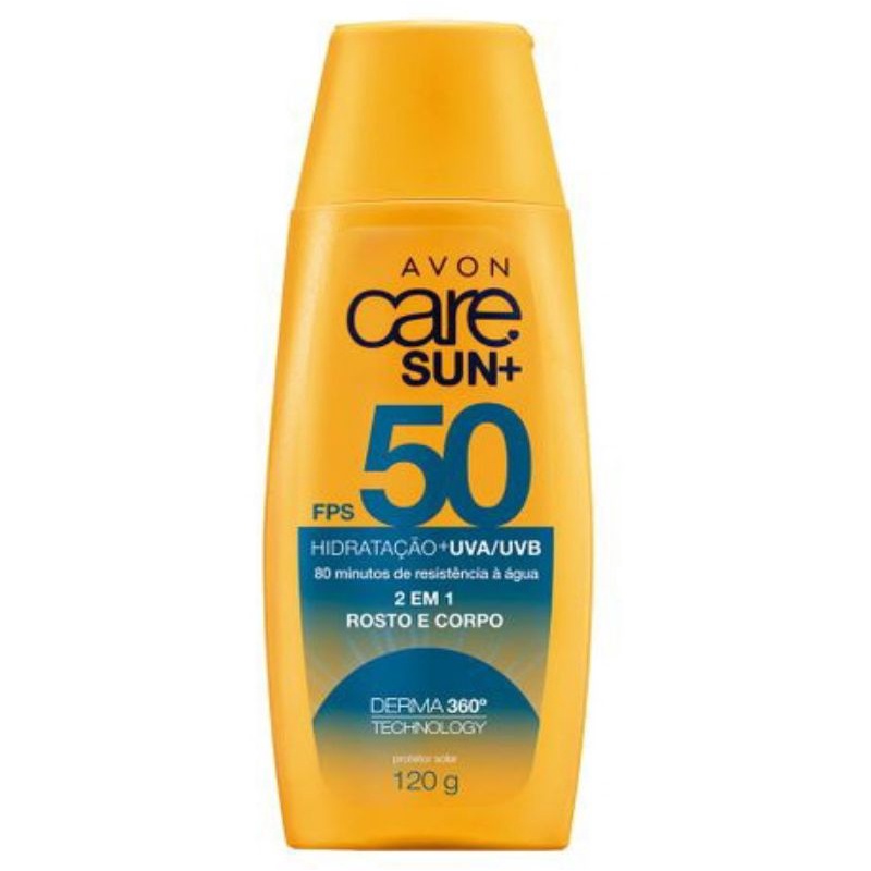 Protetor Solar 2 em 1 Care Sun+ FPS 50 120 g avon