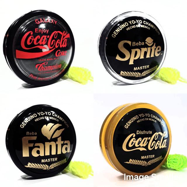 4 Yoyo (ioio, yo-yo) Profissional Coca Cola Galaxy // Master Philippines Edition.
