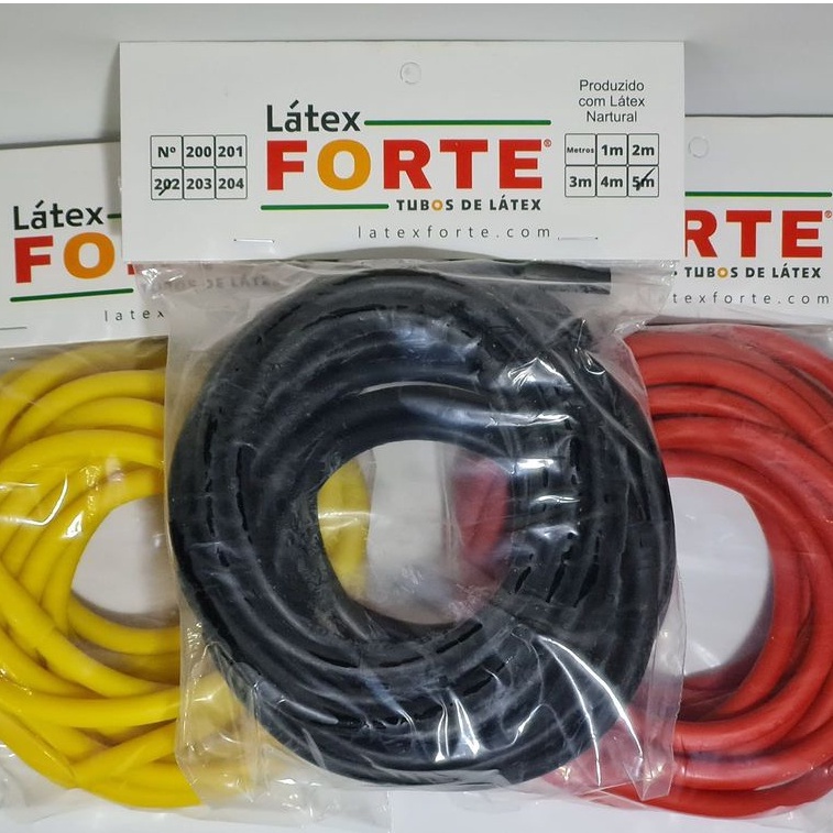 Tubo De Látex Nº 2O2, 1,2,3,4 e 5 Metros, Elástico Borracha, Garrote, Tripa De Mico (natural)