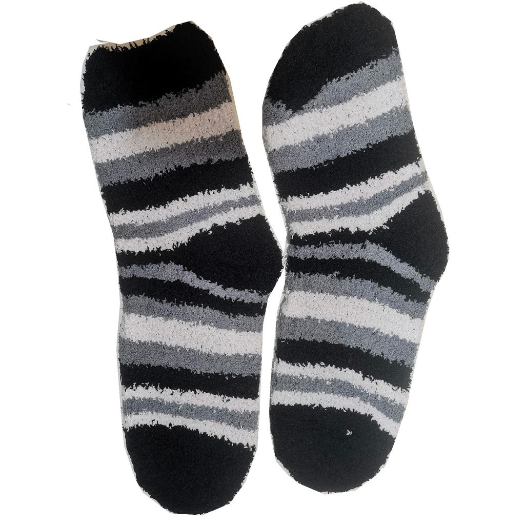 Meia Pelúcia Masculino Quente Inverno Felpuda listra Forrado han