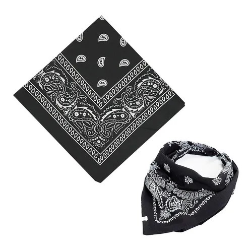 Bandana Rock Lenço Estampada Barato Varias Cores Moda Adulto/55cm*55cm
