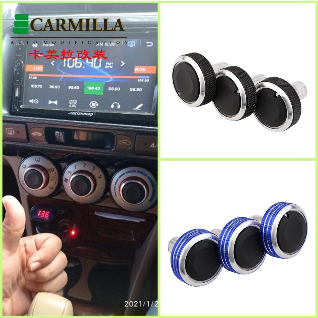 4 Cores Capa De Botão De Alumínio AC Ar Condicionado Para Carro Honda Conceito S1 Old Fit Acc .