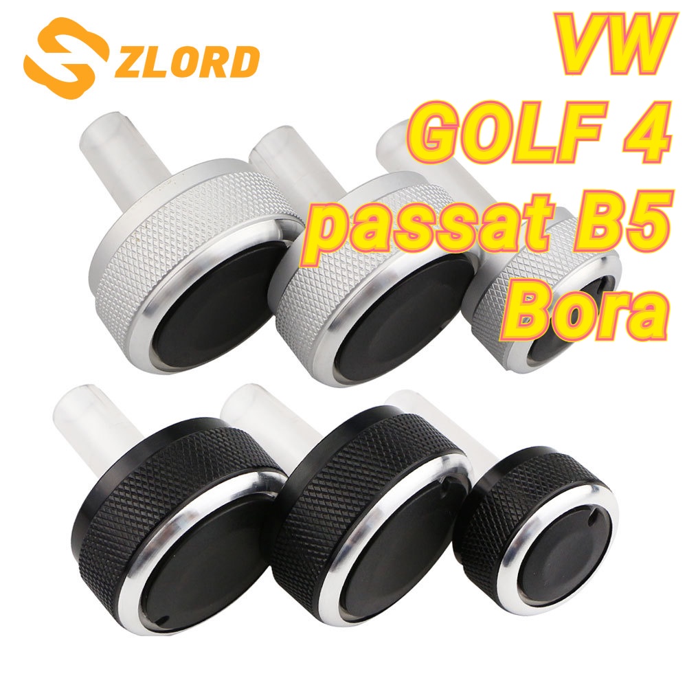 Liga De Alumínio Botão De Controle De Calor Ar Condicionado AC Para volkswagen VW Passat B5 GOLF 4 MK4 Bora Auto Acessórios