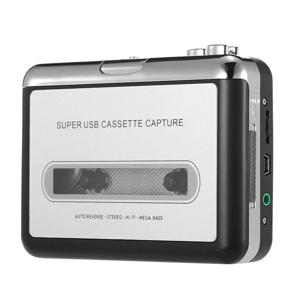 Portátil Leitor De Fita Cassete Player Captures Gravador Via USB Compatível Com Laptops E PC Converter Cas