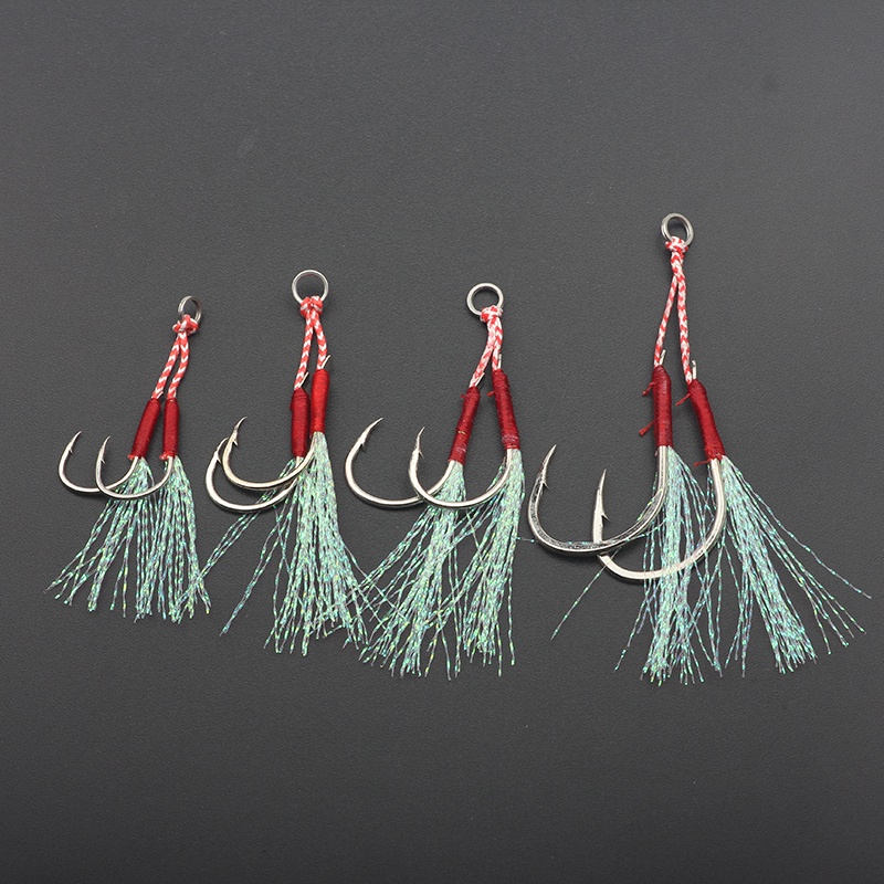 5pçs Isca De Pesca Lento/Jigging/Elenco/Gancho Farpado/Único/Gabarito/Aço Carbono