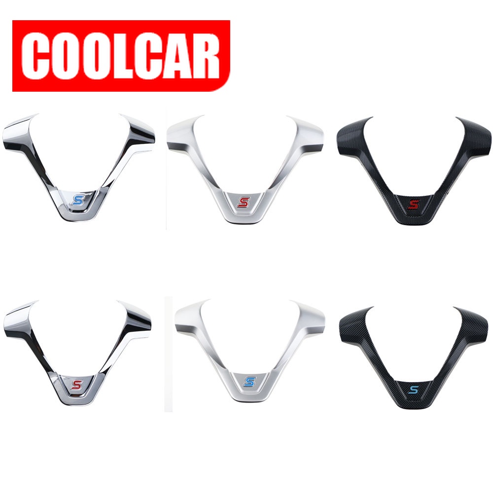 Abs Adesivo Decorativo De Volante De Carro Para Ford Fiesta Mk7 2012-2016