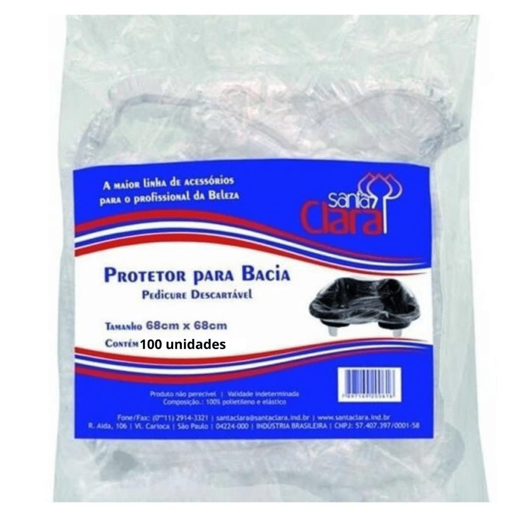 Protetor De Bacia Descartavel Pedicure 100 Unidades