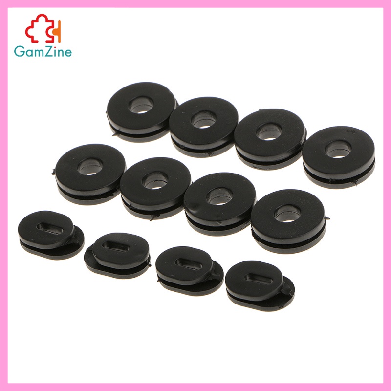 12 peças ilhós tampa lateral de borracha da carenagem da motocicleta para GS125 para Suzuki CG125 Honda