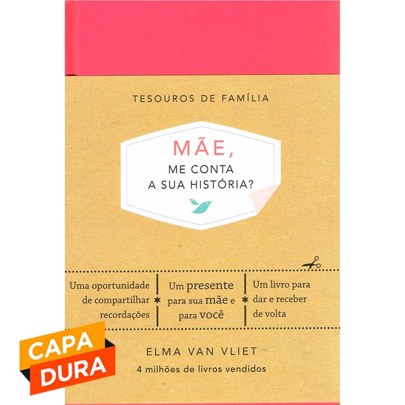 Mãe, me conta sua história?Um livro para dar e receber de volta, de Vliet - (capa dura)