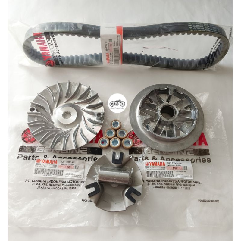 Pacote De Cinto Cvt Van + Conjunto De Caixa De Rolo + Ventilador Oponente Yamaha Nmax Roller Housing (2DP)