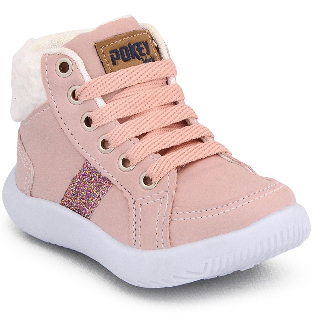 Bota Infantil Menina Pelo Pockey Kids Bota Feminina Pelinho