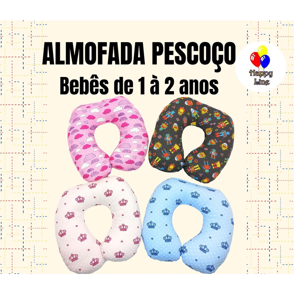 Almofada Bebê Protetora de Pescoço Crianças 0 até 2 anos de idade Pronta Entrega