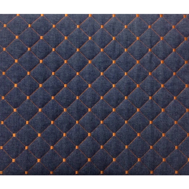 TECIDO MATELASSADO JEANS TRADICIONAL POÁ CARAMELO- PREÇO DE 0,50 x 1,50MT
