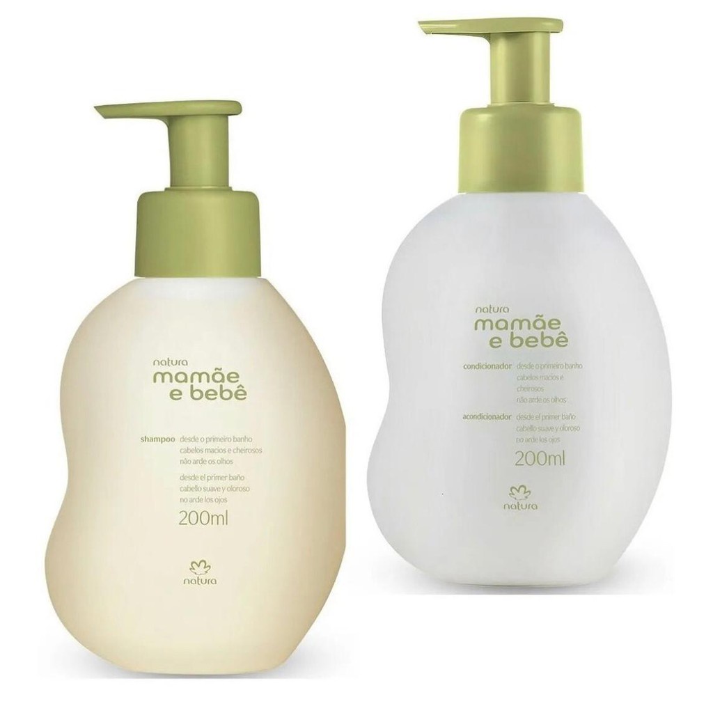 Escolher na variação: Shampoo, Condicionador, ou Ambos - Natura Mamãe e Bebê 200ml
