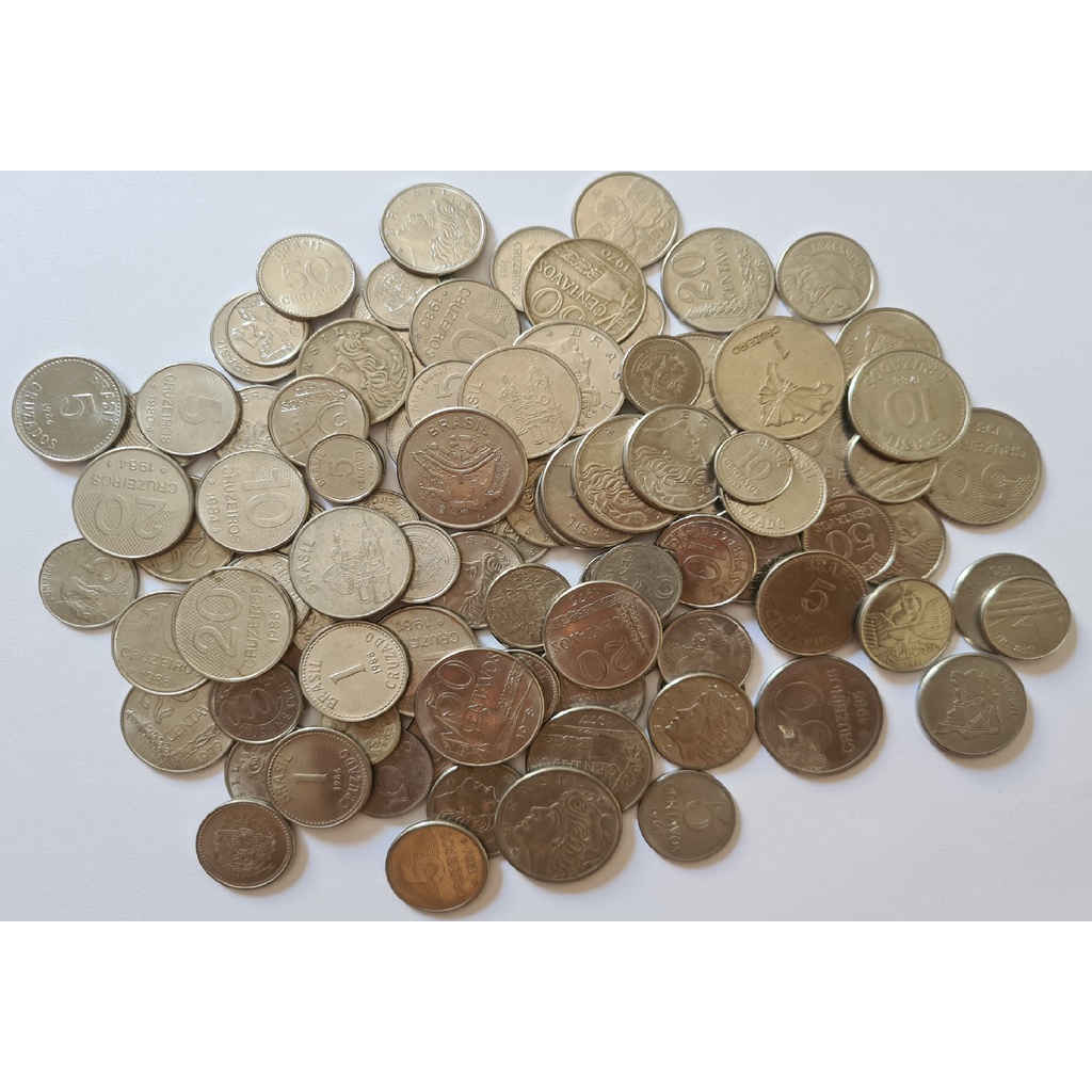 Moedas Antigas Avulsas ( De 1965 a 1983 ) Cruzeiros Cruzados Centavos Sem Repetição - Escolha