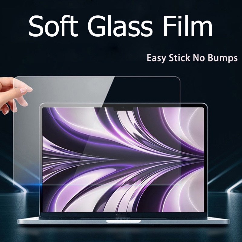 Filme De Vidro Macio Para MacBook Neo A3404 Air M5M4 M3 A3240 Pro 14 16 2020 Air M1A2337 Protetora De Tela HD