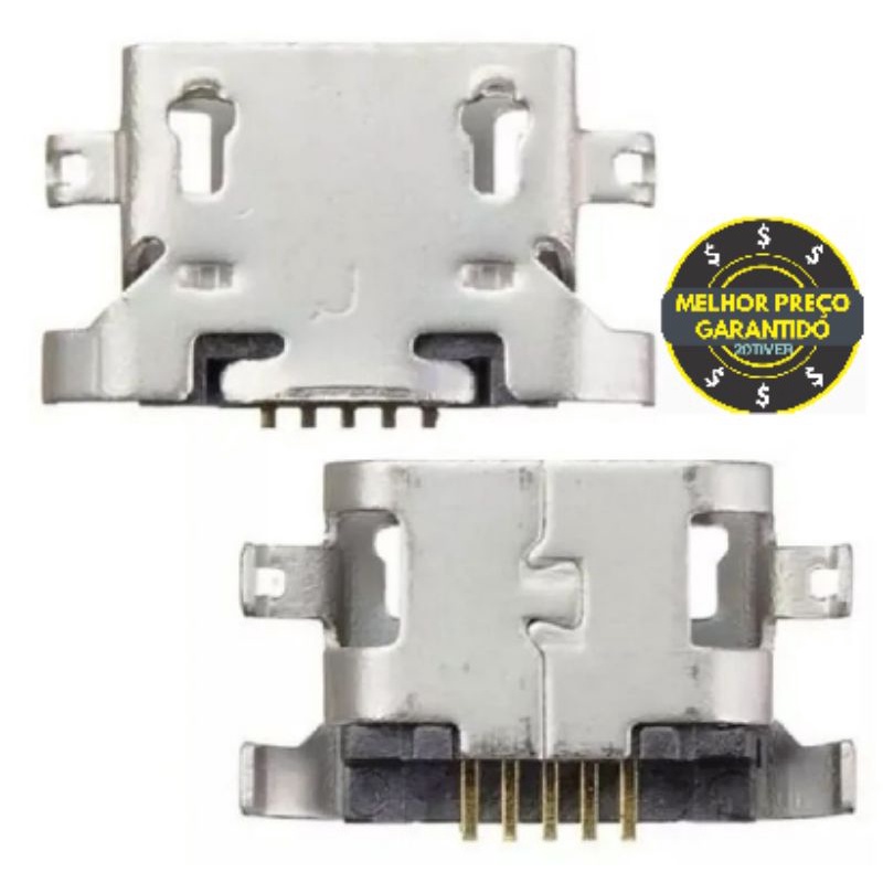 Kit Conector De Carga Moto X Force G6 Play/E5/G5 /G4 Play/G8 Power Lite