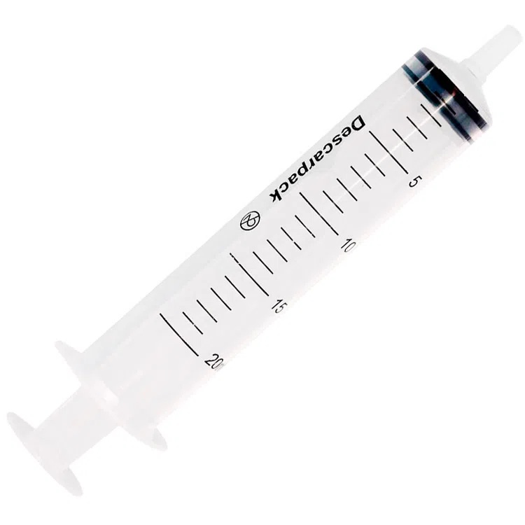 Kit 10 Seringas 20 ml Descartável - Luer Slip - Sem Agulha - Descarpack