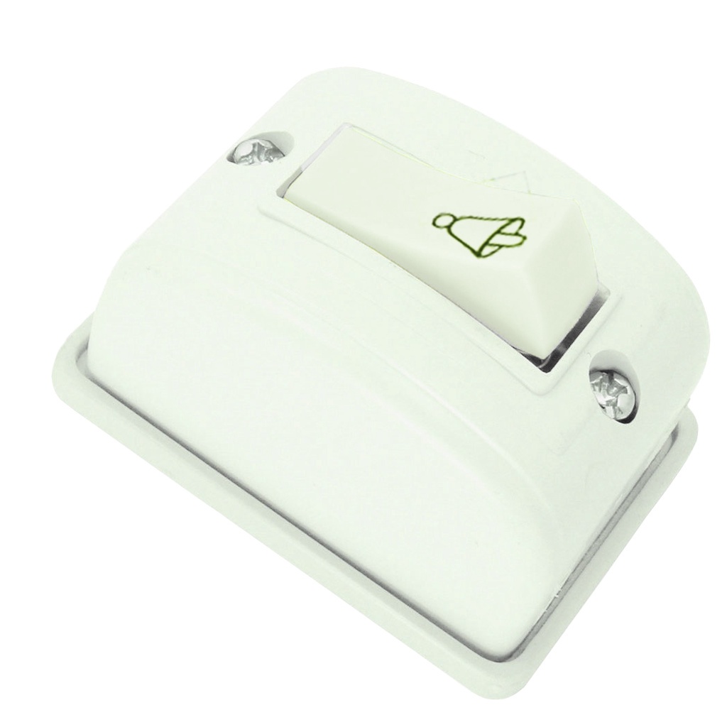 Interruptor 1 Tecla Campainha Retang. Branca Radial 1801.396