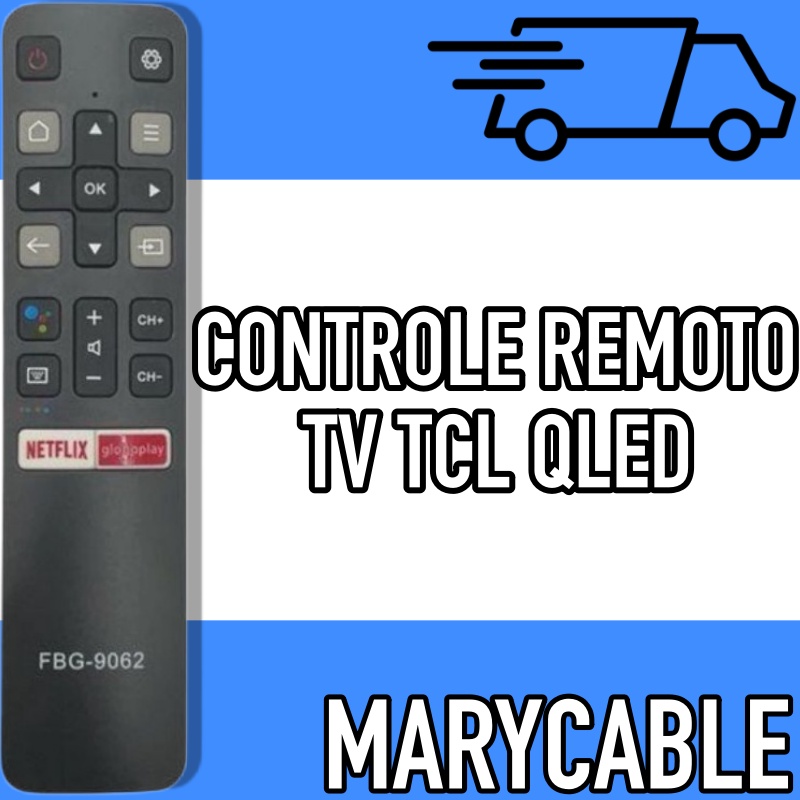 KIT Controle Remoto TV TCL QLED SKY9071