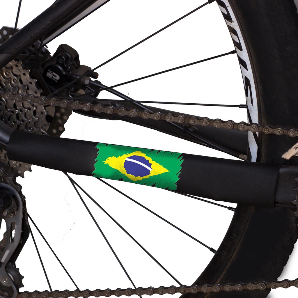 Protetor De Quadro E Corrente Para Bike MTB Speed Bandeira Nações