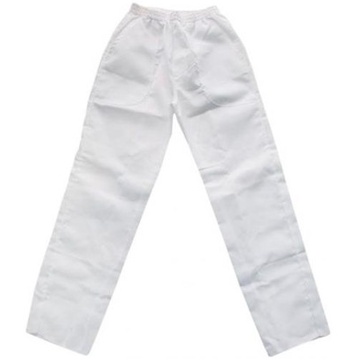 Calça Brim Branco Elástico Uniforme