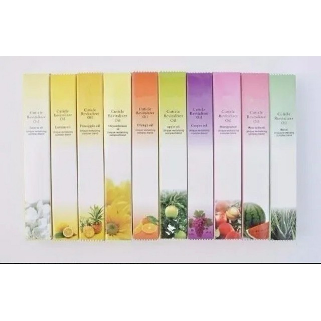 KIT 3/6/12/20 Caneta Óleo Hidratante Revitalizante De Cutículas Sabores De Frutas Gel De Unha