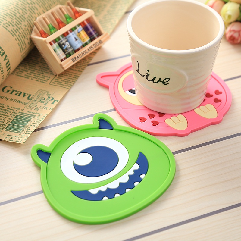Suporte Copos Coaster Descanso De Copo De Silicone Com Desenho Life-365/Acessórios De Cozinha