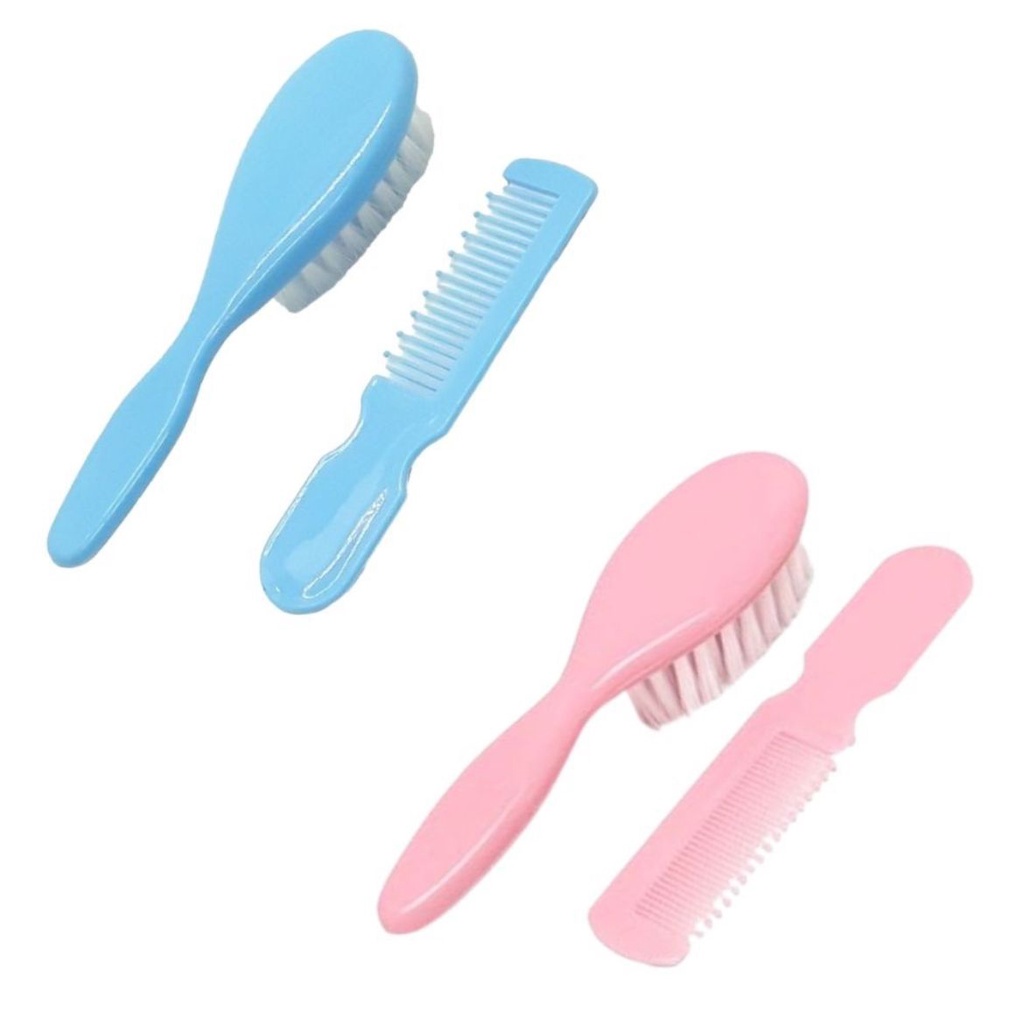 Kit Pente Escova para Bebê 2 Peças