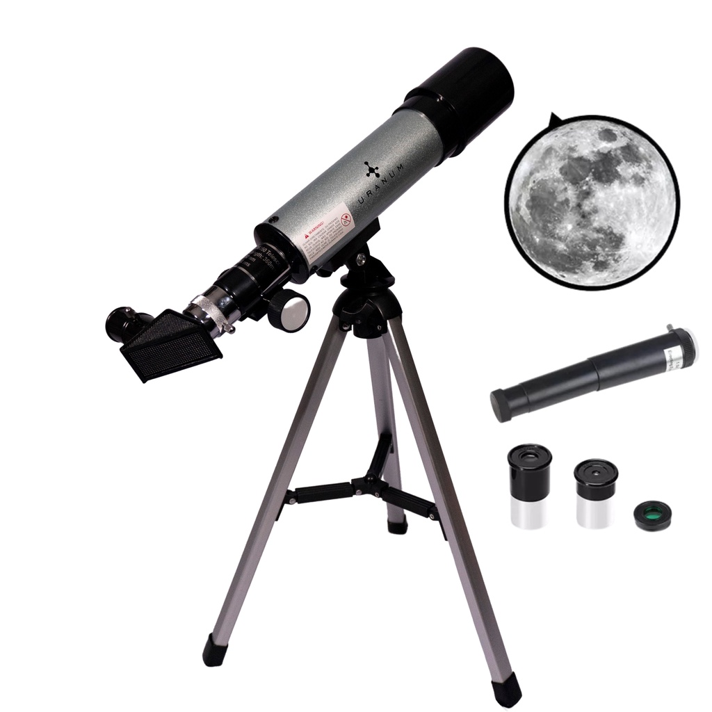 Telescópio Astronômico Infantil Refrator Luneta Venus-1 Uranum 50mm Azimutal Observações Universo