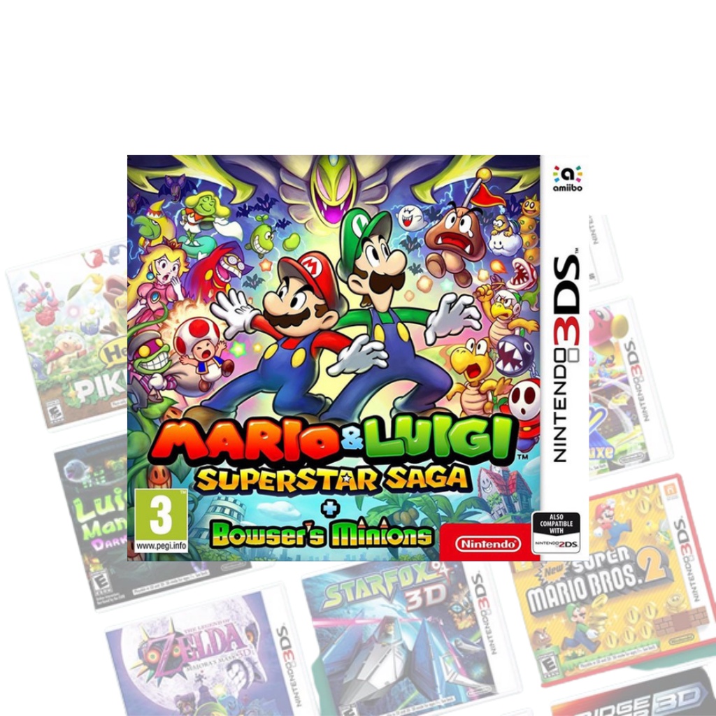 Encarte Capa/Cover impresso para Nintendo 3ds - Impressão de altíssima qualidade by AmoMeuGame