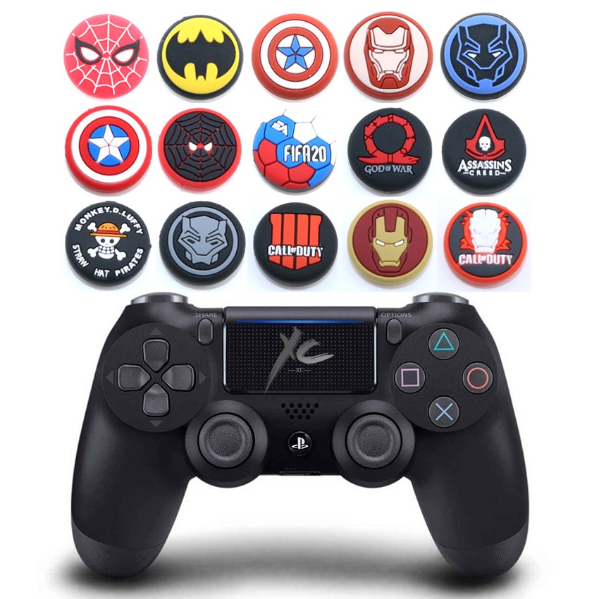 Par de Grip borracha Protetora de Silicone para Analógicos de Controles de PS5, PS4, Xbox Series, One e 360