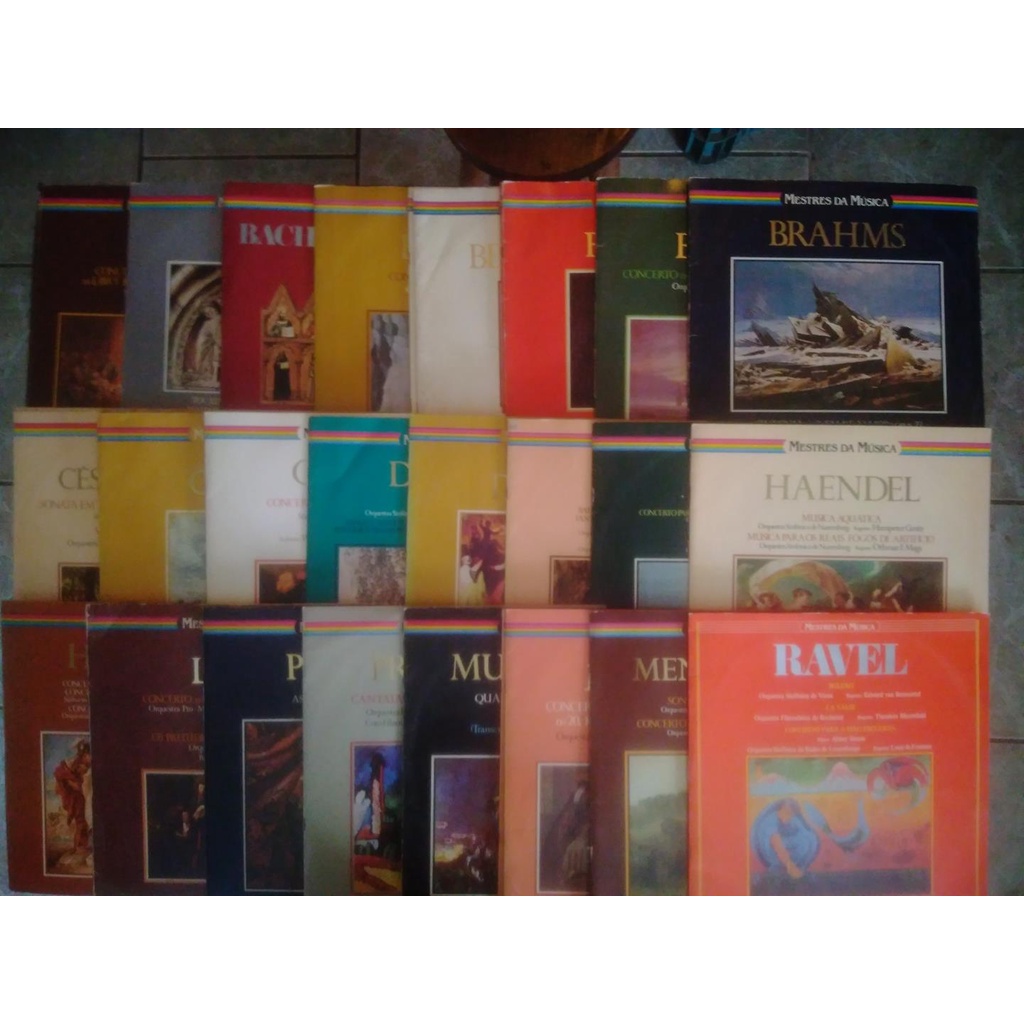 LP MESTRES DA MUSICA - EDITORA ABRIL - PRIMEIRA  EDIÇÃO  LINHA COLORIDA 1979