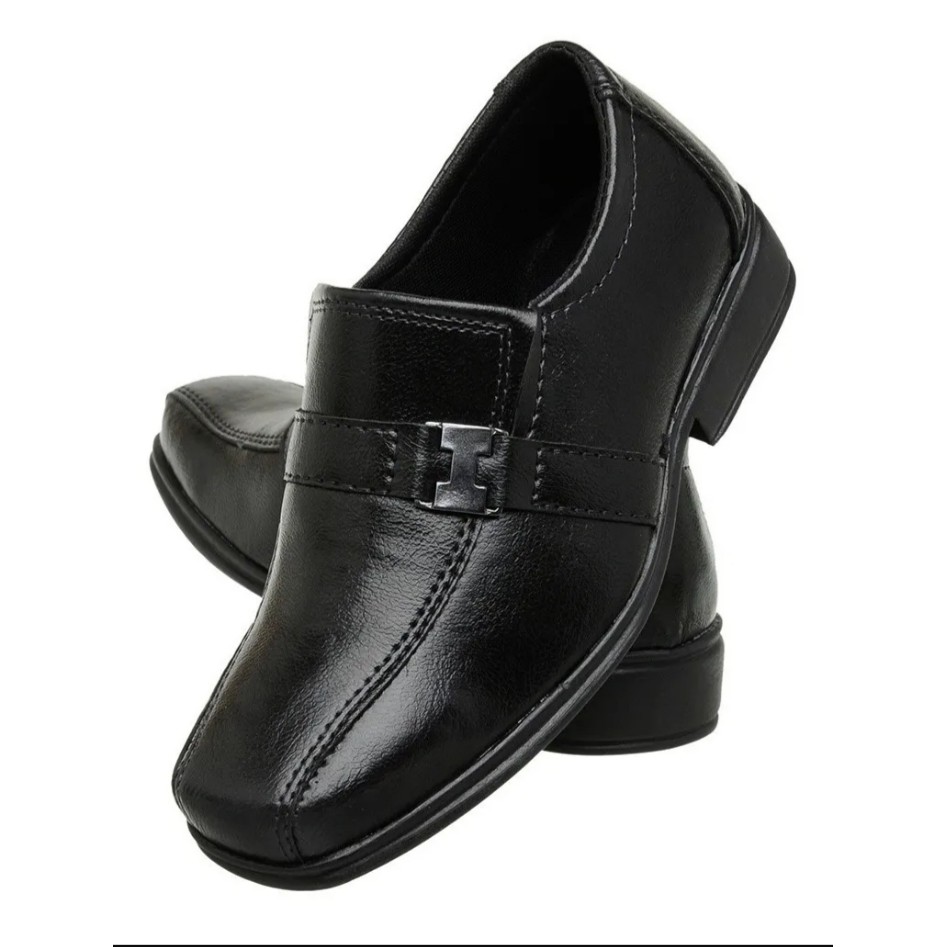 1 Par de Sapato Social Infantil Masculino Promoção