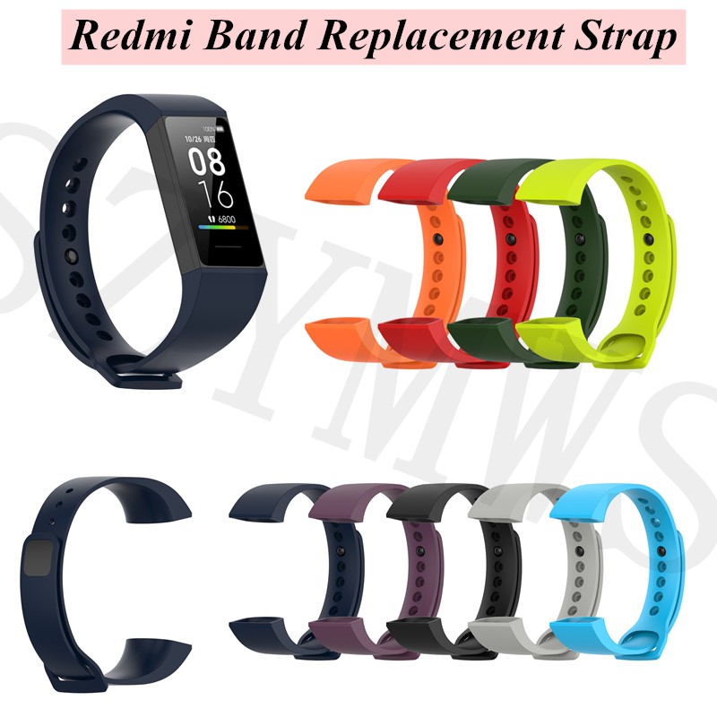 Pulseira Sobressalente Para Xiaomi Mi Band 4C Redmi Silcione Esporte