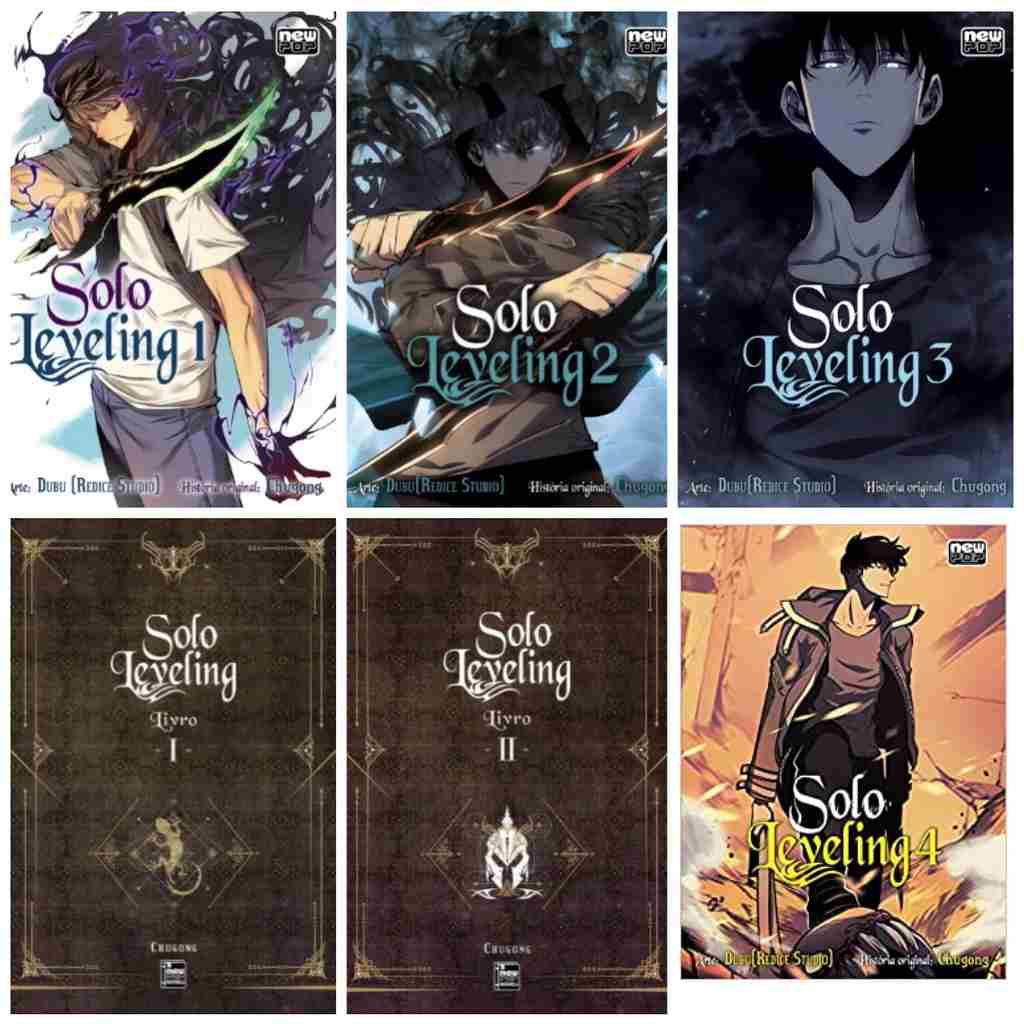 Mangás e Novel Solo Leveling |