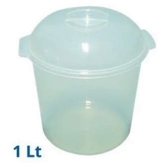 Pote Refil Para Iogurteira Elétrica Izumi 1l - 1unidade