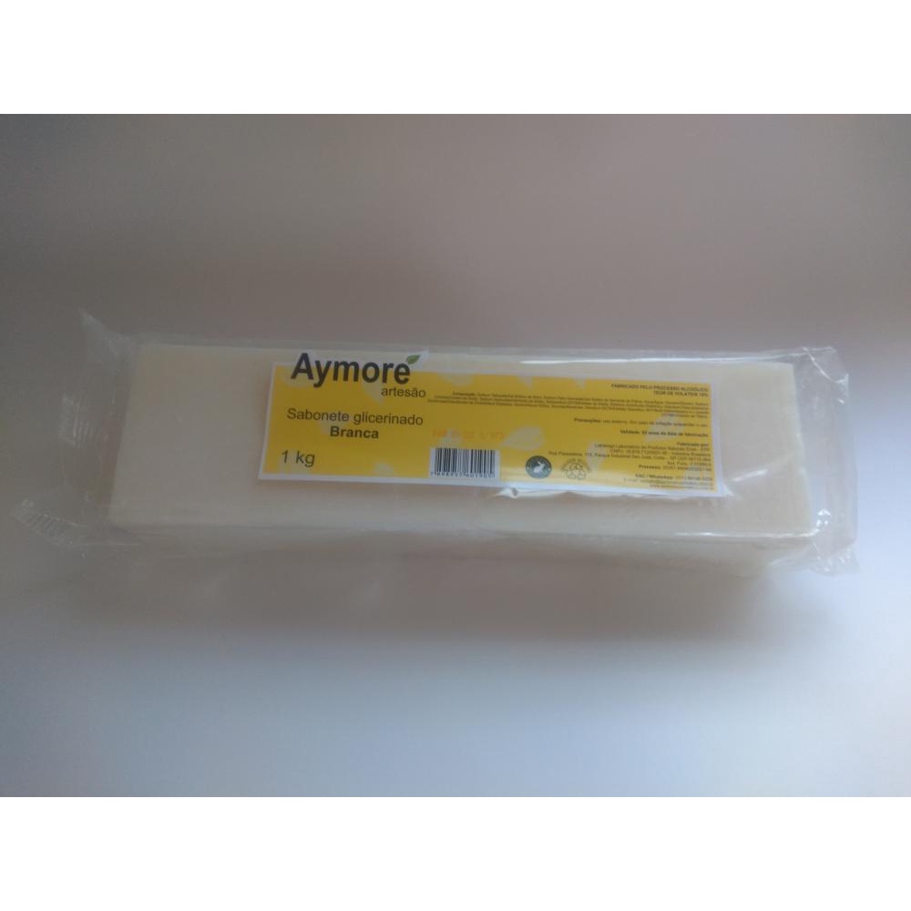 1kg Base para Sabonete Glicerinada BRANCA Aymoré - Para Sabonetes Artesanais