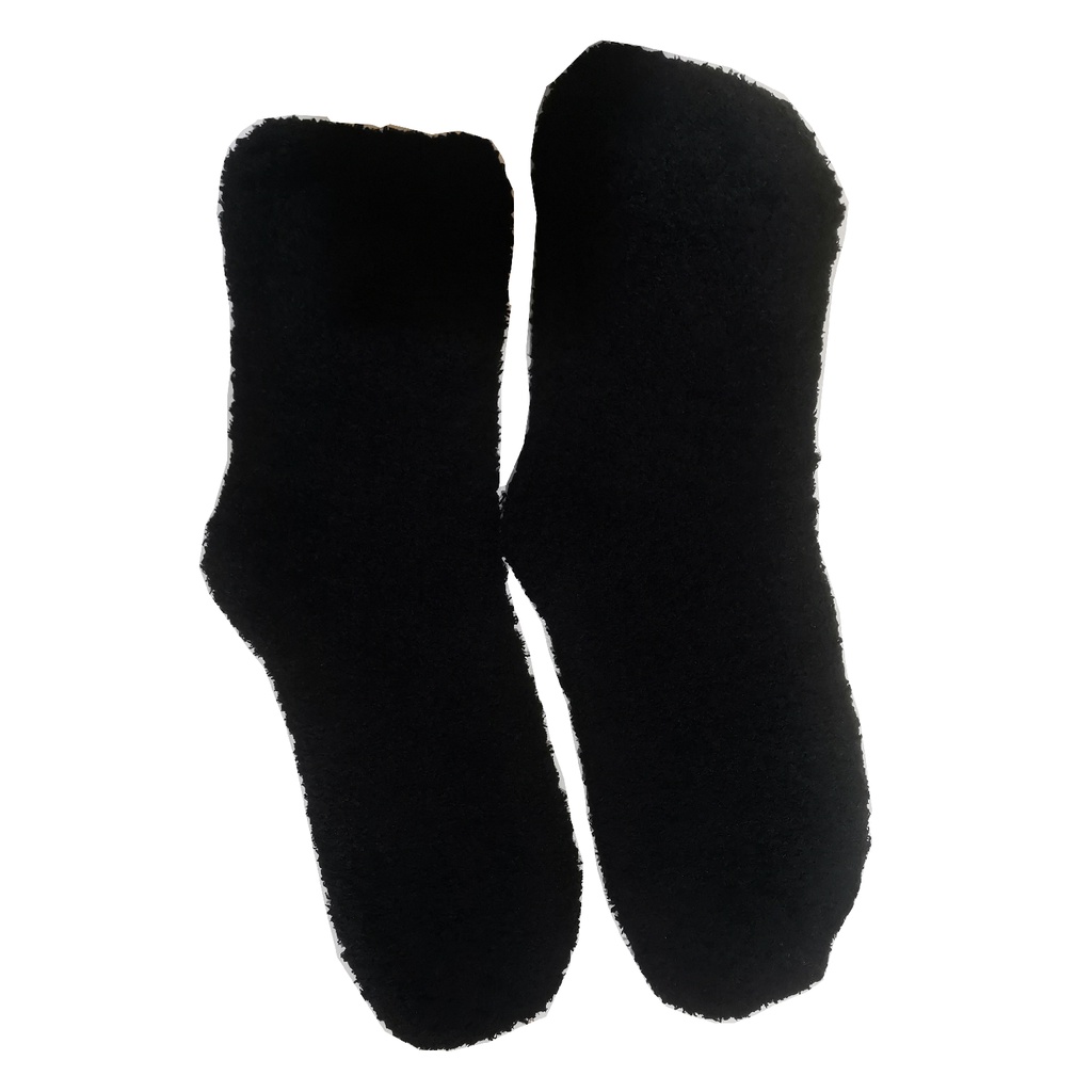 Meia Pelúcia masculino Quente Inverno Felpuda Grande lisa Proteção Frio han