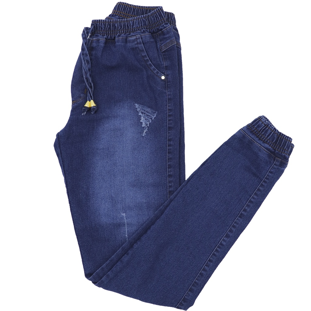 Calça Jeans Jogger Juvenil Feminina 10 a 16 Anos com Lycra Confortável Promoção