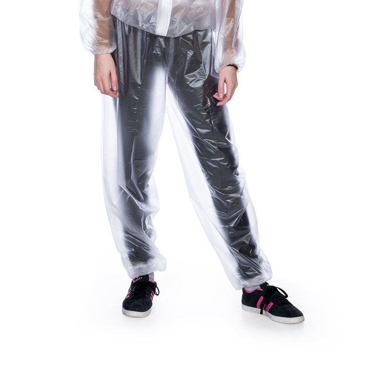 Calca De Chuva Nikokit laminado de PVC Transparente