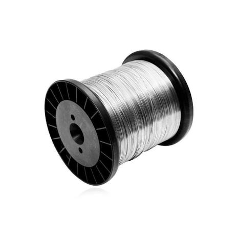 Fio De Aço Inox Para Cerca Elétrica 0,45mm Bobina 390mts
