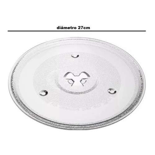 Prato Microondas Panasonic Nn-st27jwru 21 Litros 27cm