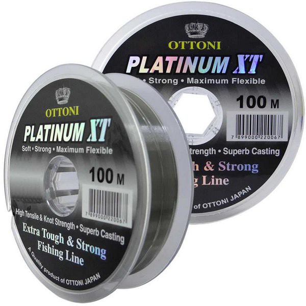 Linha monofilamento Platinum 100Metros  Ottoni - Vários tamanhos