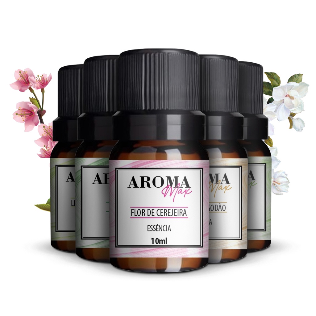 Essência Super Concentrada 10ml para Aromatizadores e Difusores Elétricos - Diversos Aromas Premium