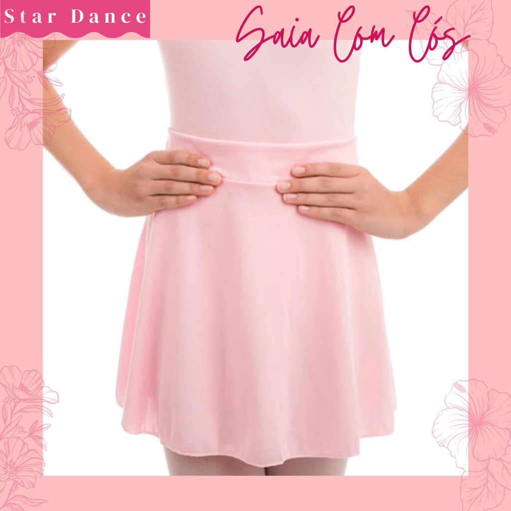 Saia Com Cós Infantil Para Ballet - Saia - Balé