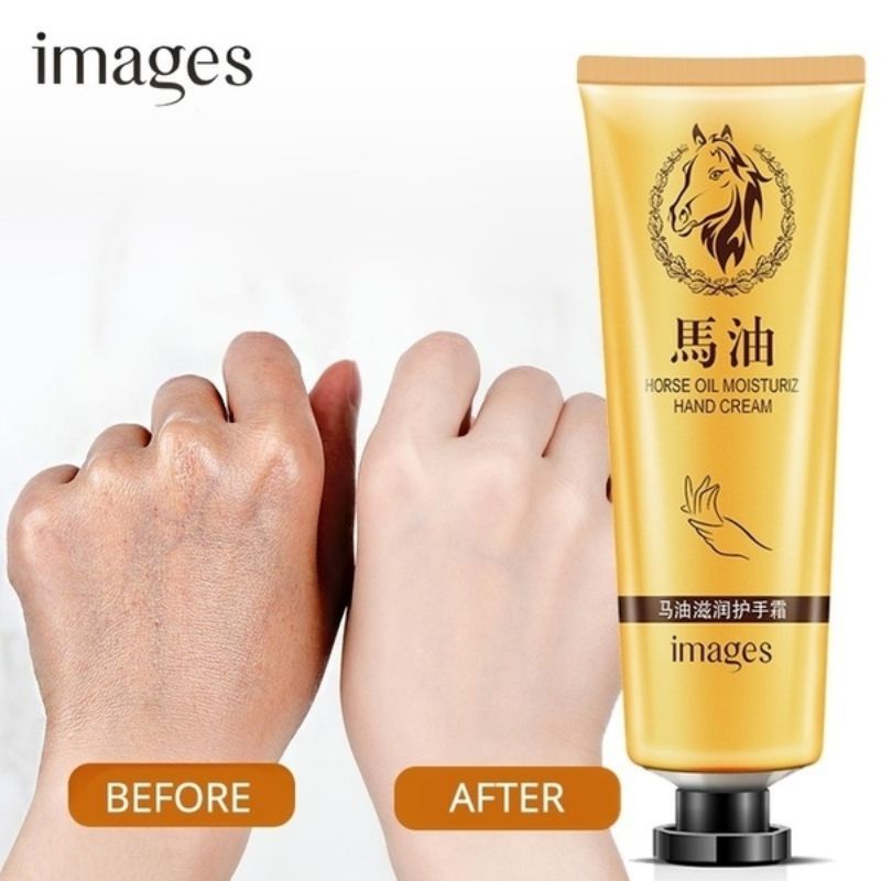 Óleo De Cavalo Reparação Creme Para As Mãos Anti-Envelhecimento Macio Clareamento Das Hidratante Nutrir Cuidados Com Loç