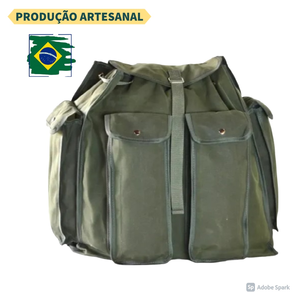 Bolsa de pesca grande - fabricado em lona super reforçado ideal para pesca, Trilha, Camping,Mochila