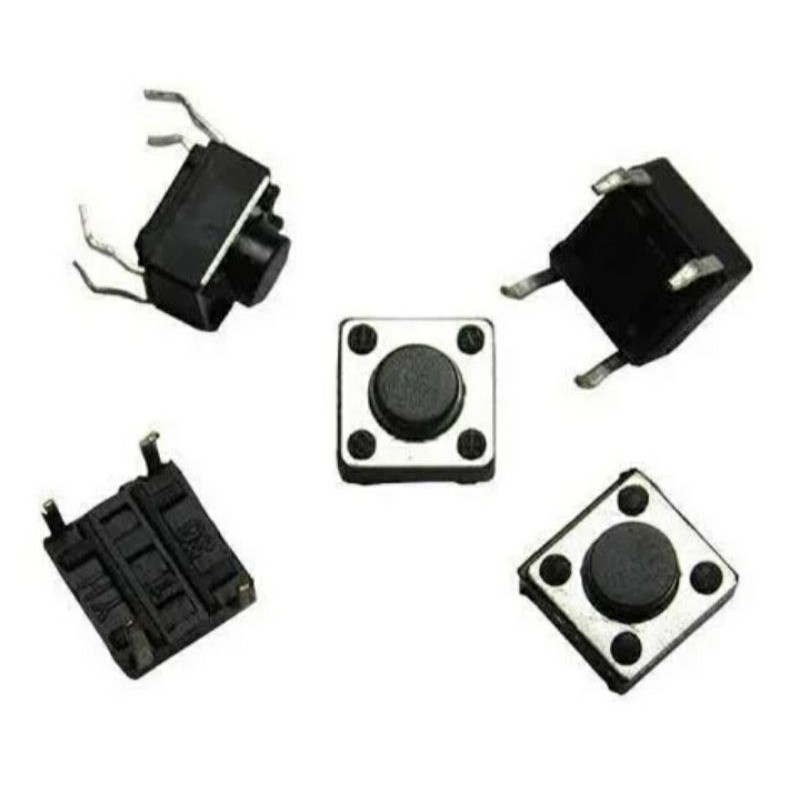 Kit 10 X Botão Chave Microswitch Push Button 4 Pinos Arduino