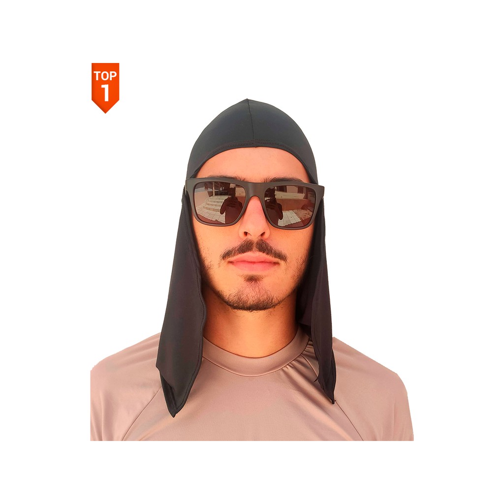 Bandana Touca Balaclava Proteção Solar Soldador Árabe Pesca Motocross Ciclismo Trilha Pescaria